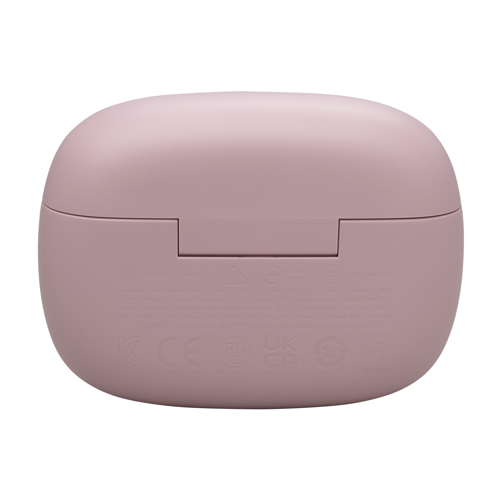 JBL Wave Beam 2 - Pink - True Wireless Noise Cancelling Earbuds - Right